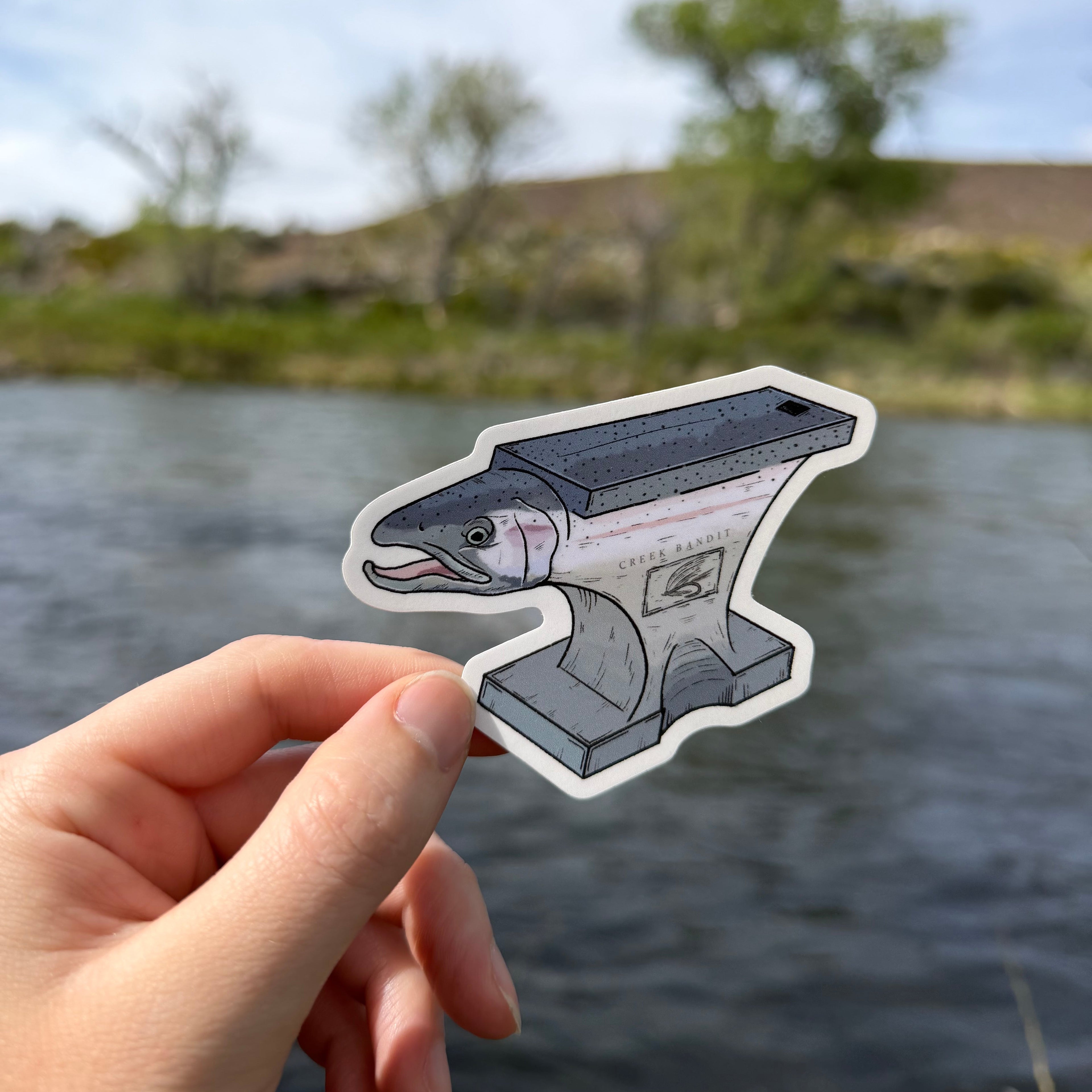 Steelhead Anvil Sticker