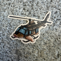 Helicarpter Sticker
