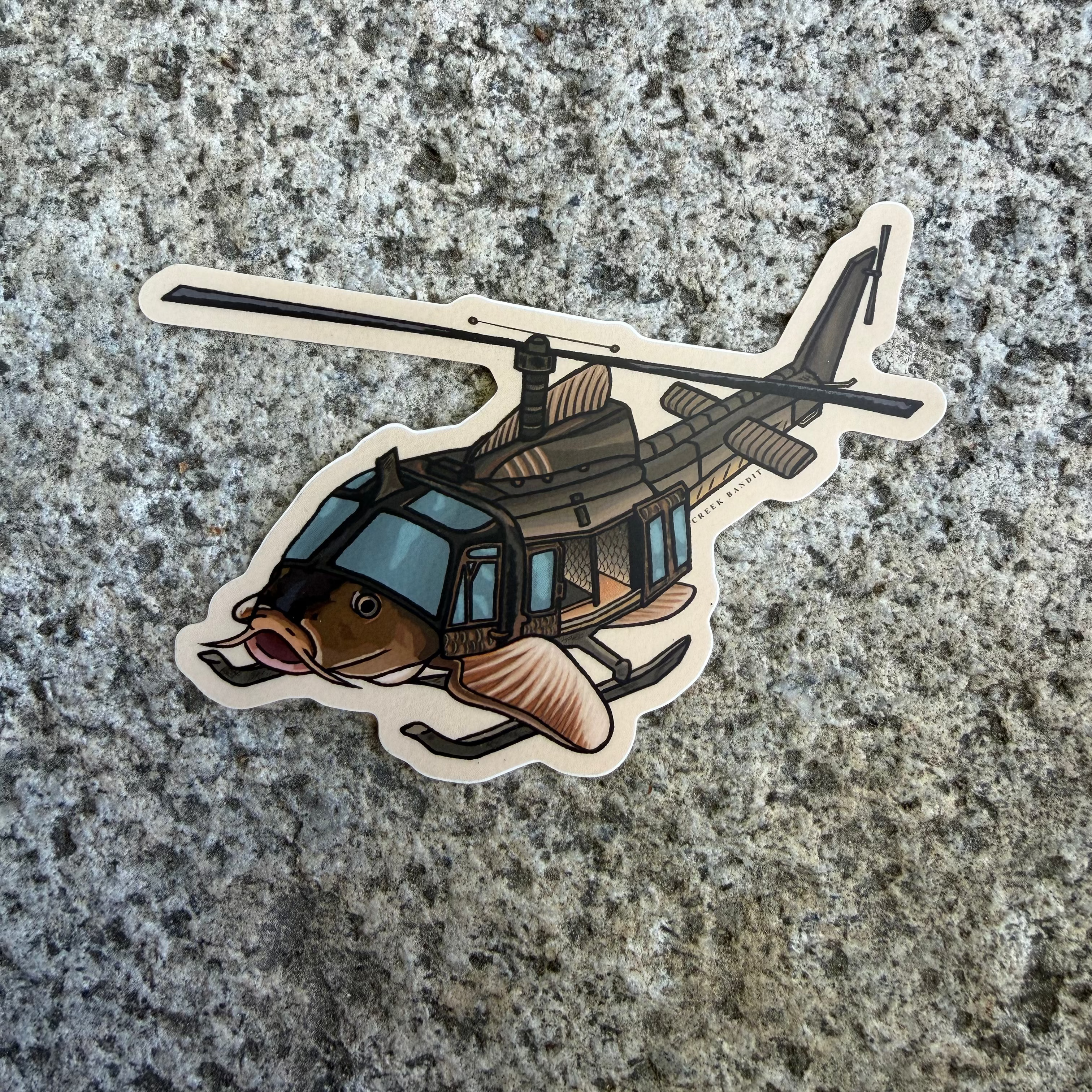 Helicarpter Sticker