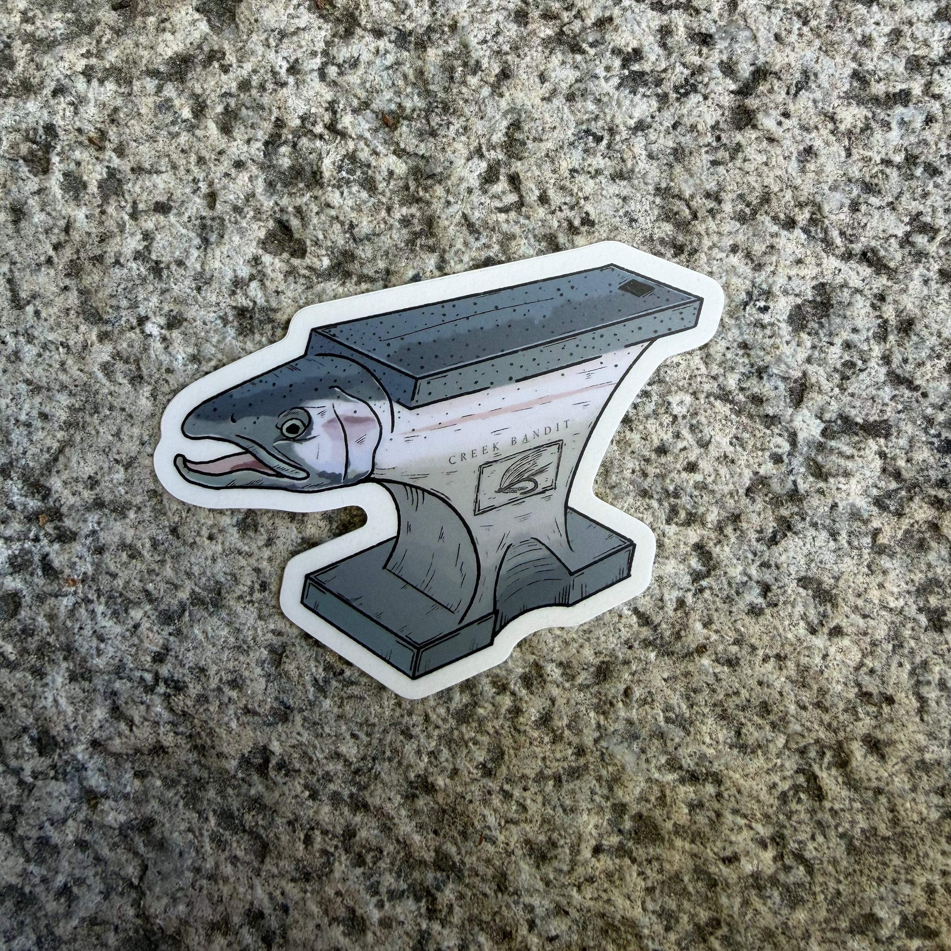 Steelhead Anvil Sticker