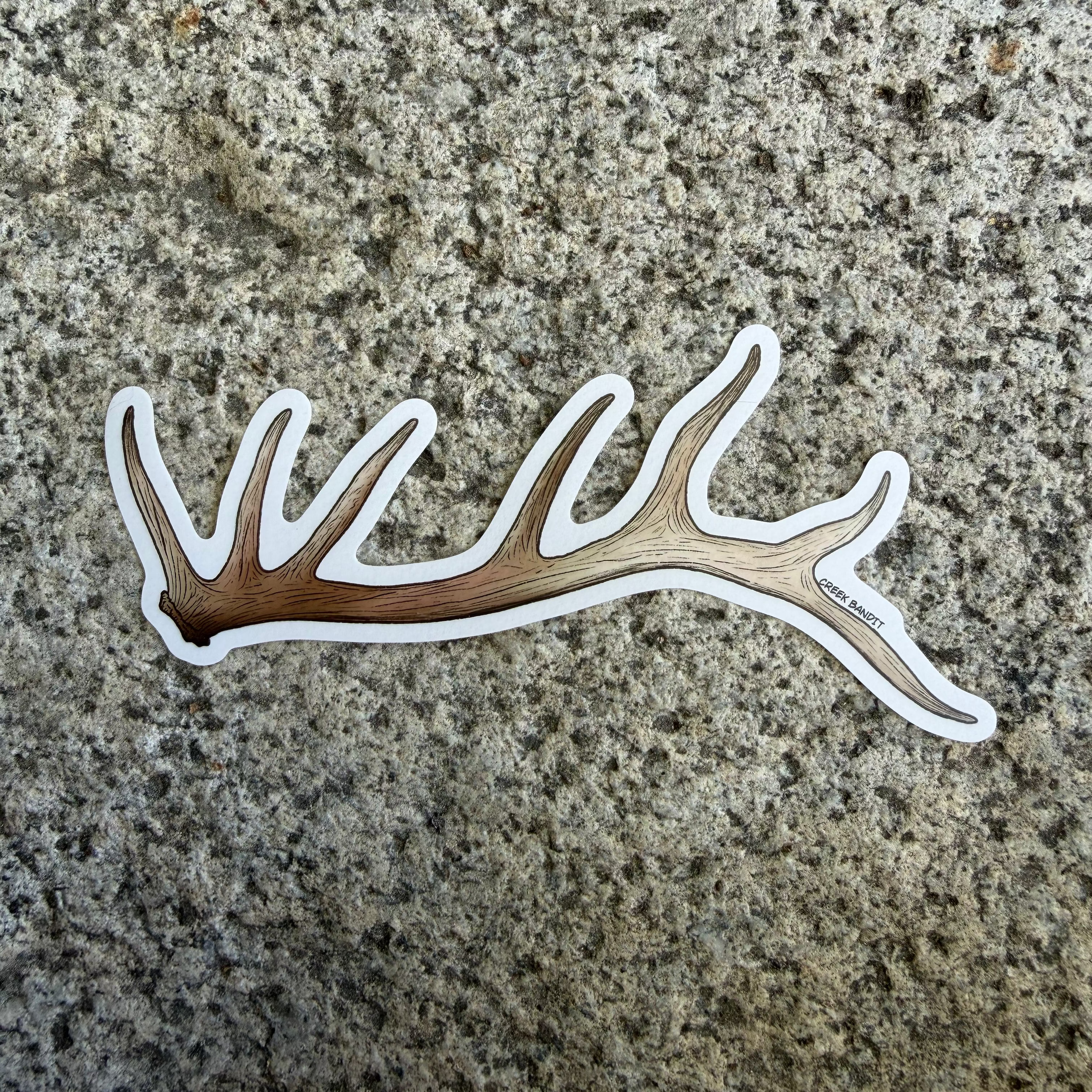 Elk Antler Decal