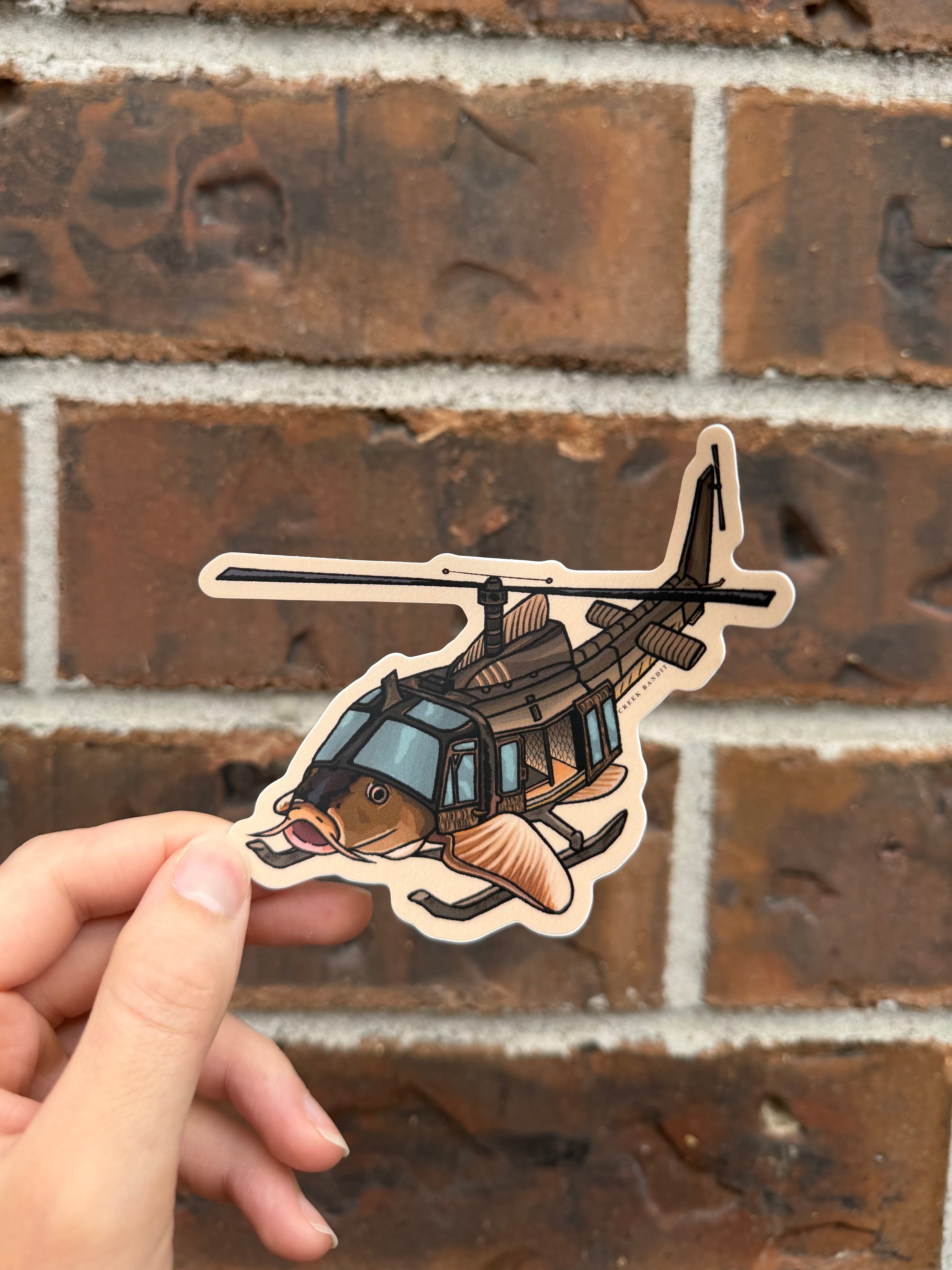 Helicarpter Sticker